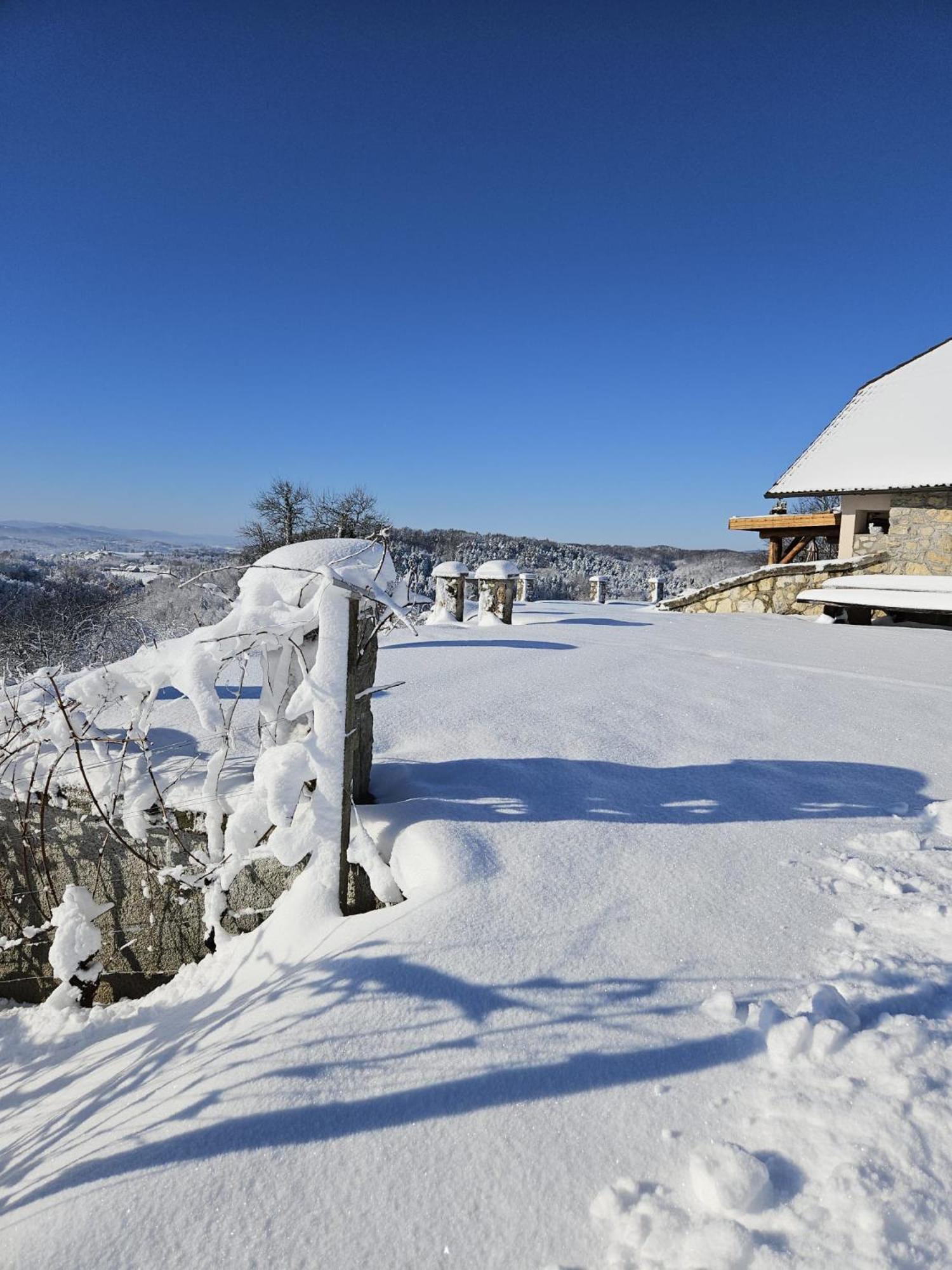 Zerko Holiday Home - Vineyard Chalet With Sauna And Jacuzzi Free Mirna Extérieur photo