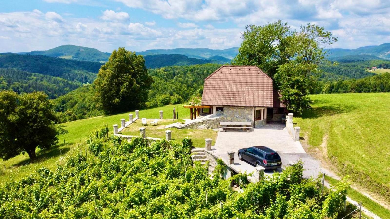 Zerko Holiday Home - Vineyard Chalet With Sauna And Jacuzzi Free Mirna Extérieur photo
